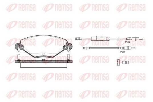 Bremseklosser REMSA 0828.04 Bremseklosser REMSA 0828.04