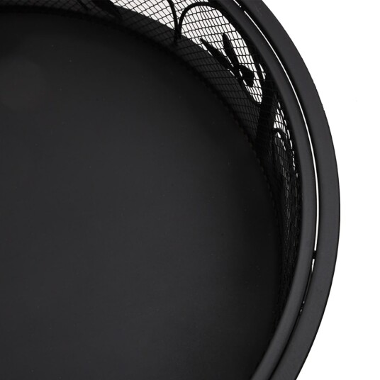 vidaXL Bålfat med ildrake 50 cm XXL stål vidaXL Bålfat med ildrake 50 cm XXL stål
