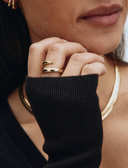 Edblad Spire Ring Gold - Gold - M