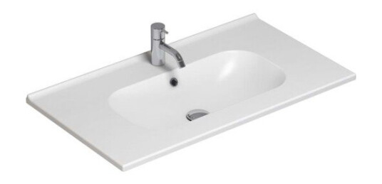 Dansani Luna Kantate porcelænsvask 81 cm hvid