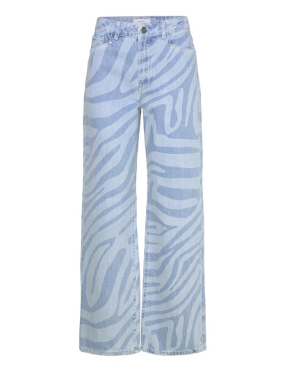 Dante6 Dante6 Nuit Wide Leg Printed Jeans Blue 28