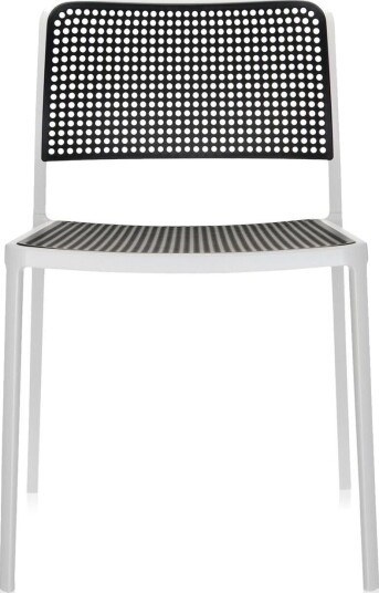 Kartell AUDREY Spisestuestol Hvit/ Sort Kartell AUDREY Spisestuestol Hvit/ Sort