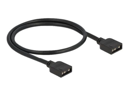 Delock - Rgb Led Cable - 3-Stifts Argb (Hunn) Til 3-Stifts Argb (Hunn) - 5 V - 30 Cm - Svart Delock - Rgb Led Cable - 3-Stifts Argb (Hunn) Til 3-Stifts Argb (Hunn) - 5 V - 30 Cm - Svart
