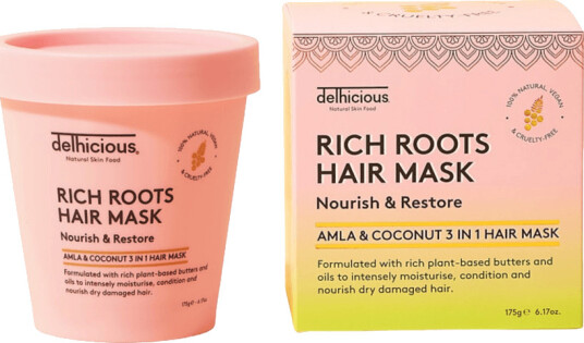 Delhicious Rich Roots 3 In 1 Hair Mask 175g