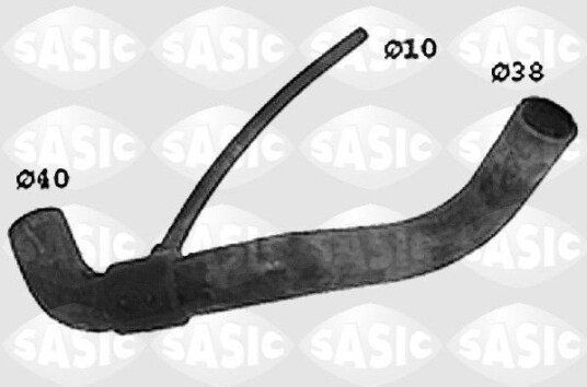 SASIC SWH4186 Radiatorslange SASIC SWH4186 Radiatorslange