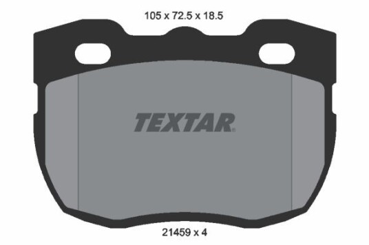 Bremseklosser TEXTAR 2145901 Bremseklosser TEXTAR 2145901