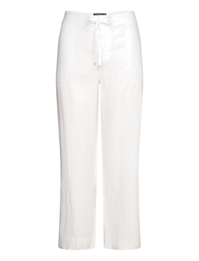 Lauren Women Linen Drawcord Pant - White - 50 Lauren Women Linen Drawcord Pant - White - 50