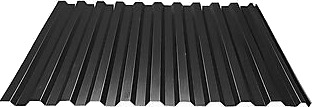 Plannja takplate 20 profil lakkert 050 mm 105 x 5 meter svart