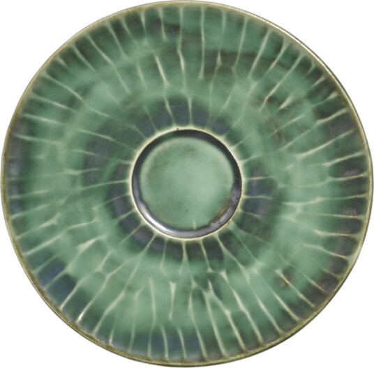 Serax Saucer Cappuccino Cup Green Verde Lanza Set/2   Green   Ø 14.5 CM