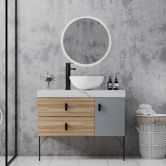 Bathlife Ork Toppmontert Servant 406x406x160 mm, Hvit Bathlife Ork Toppmontert Servant 406x406x160 mm, Hvit