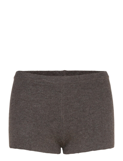 Gina Tricot Knitted Mini Shorts   Grey   S