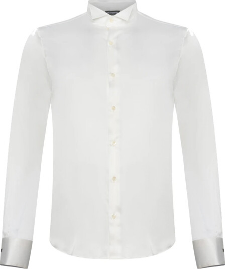 Franzese Collection Herre Skjorter Hvit 5XL,