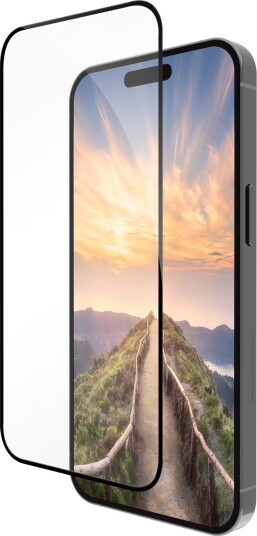 Dbramante1928 Eco-Shield iPhone 16 Skjermbeskytter med Privacy-filter - Svart