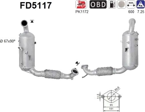 Partikkelfilter AS FD5117