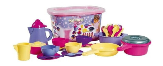Androni Crockery in storage box Androni Crockery in storage box