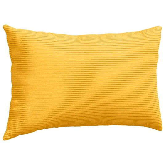 Sofaputer 2 pcs Lys Gul 50 x 30 cm Corduroy stoff