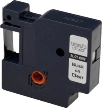TB 45010 D1 Tape Sort på Klar 12mm (7m) erstatter S0720500