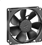 Ebm-Papst 3412 Ngh Vifte 9.2cm 3000 Rpm 94 M³/T Sort Ebm-Papst 3412 Ngh Vifte 9.2cm 3000 Rpm 94 M³/T Sort