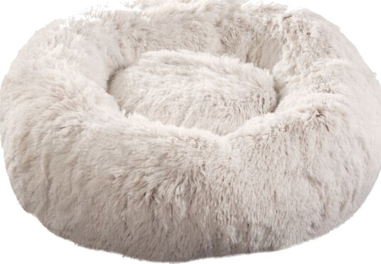 Little & Bigger Fluffy Hundeseng Brun