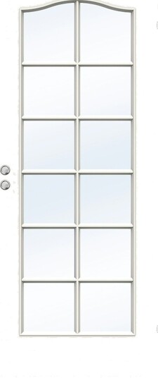 Swedoor Dørbl Sd Style Sp12b 9x21 Hvit Gl