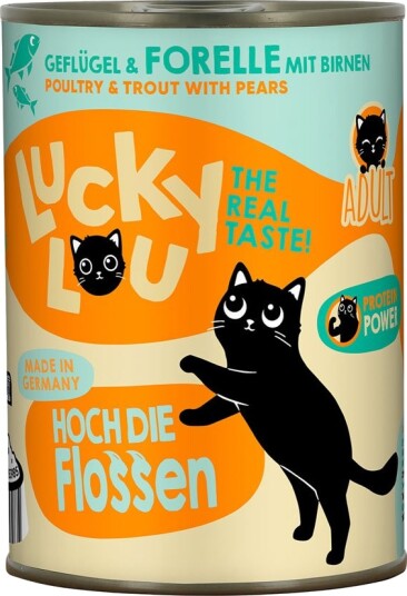 Lucky Lou Våtfôr Voksen Fjørfe Og Ørret 24 X 400 G