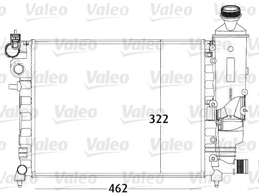 VALEO 731498 Radiator motorkjøling