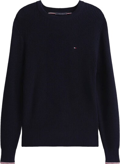 Tommy Hilfiger Rwb Rib Crew Neck Navy M