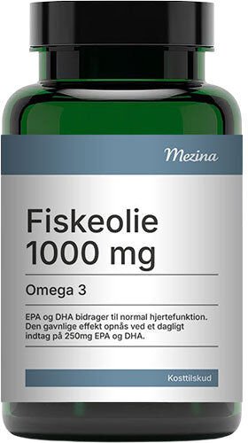 Mezina Fiskeolie Omega-3 - 1000 mg 120 KAP Mezina Fiskeolie Omega-3 - 1000 mg 120 KAP