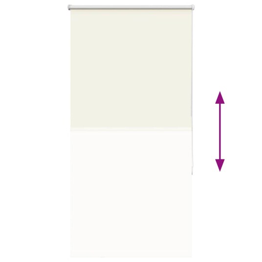 Rullegardin lystette 85x130 cm stoff bredde 80,7 cm polyester 8721158327079