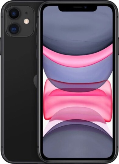 Apple iPhone 11 64GB Svart 4G Smartphone med Dobbelt-SIM og 12 MP Kamera