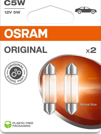 OSRAM 6418-2BL Lyspære, nummerskiltlys
