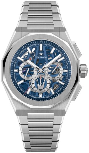 Zenith Herreklokke 03.9500.3600 79.I001 Defy Blå/Stål Ø42 mm