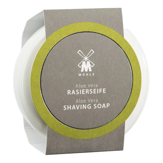 Mühle Aloe Vera Shaving Soap In Porcelain Bowl