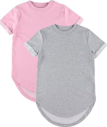 Kids Only Kjole   KogIvy   2 pack   Lilac Sachet/Light Grey   Kids Only   9 10 år 134 140   Kjole Grå Lilla