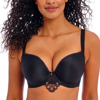 Freya BH Loveland UW Moulded Plunge Tshirt Bra Svart E 75 Dame