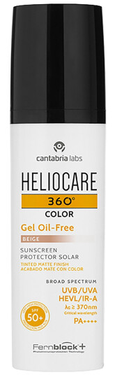 Heliocare 360° Color Gel Oil-Free Solkrem SPF50+ Beige 50ml