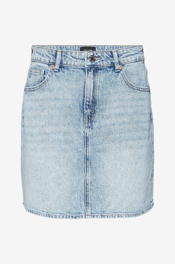 Vero Moda Denimskjørt vmTessa HR Short Dnm Skirt Mix GA N Blå Vero Moda Denimskjørt vmTessa HR Short Dnm Skirt Mix GA N Blå