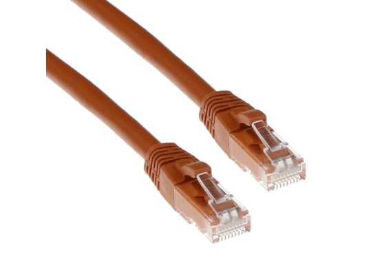 Act Brown 20 Meter U/Utp Cat6 Patch Cable Snagless With Rj45 Connectors. Cat6 U/Utp Snagless Bn 20.00M (Is1620)