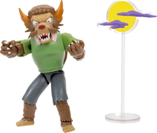 Simpsons  Treehouse of Horror Werewolf Ned Flanders Deluxe 5 inch Figure