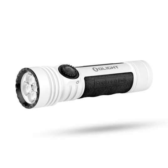 Lommelykt OLIGHT Seeker 4 Pro   4600 lm / 133 mm / Oppladbar Hvit