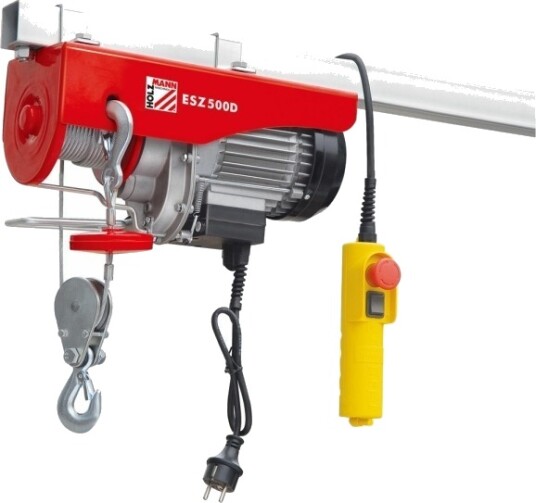 Holzmann Esz500d_230V Elektrisk Vinsj 12 M 500 Kg 900 W 230 V 50 Hz