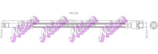Bremseslange KAWE H6638