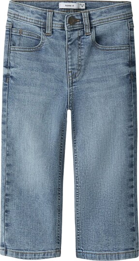 Name It Jeans NmmRyan Straight Medium+ Blue Denim Name It 5 år (110) Jeans Blå