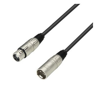 Adam Hall Mmf 0050 Mikrofonkabel Alle Merker Sort Xlr 0,5 M 6 Mm
