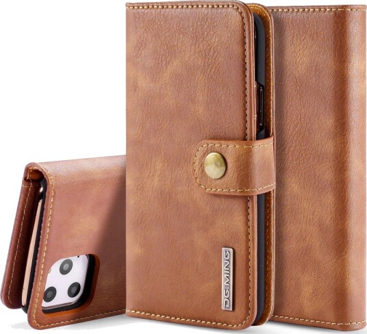 DG Ming Magnetic Wallet (iPhone 11 Pro) Lysebrun