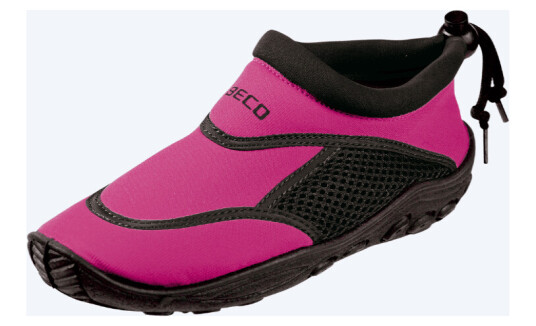 Beco neopren badesko til barn - Pink/Svart Beco neopren badesko til barn - Pink/Svart
