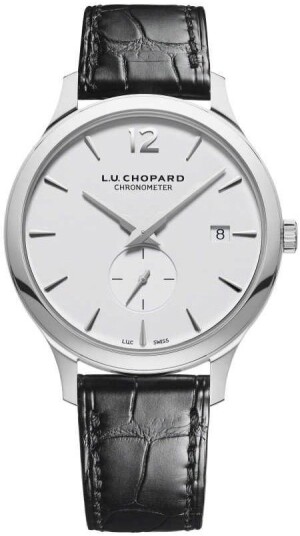 Chopard Herreklokke 168591 3001 L.U.C Hvit/Lær Ø40 mm