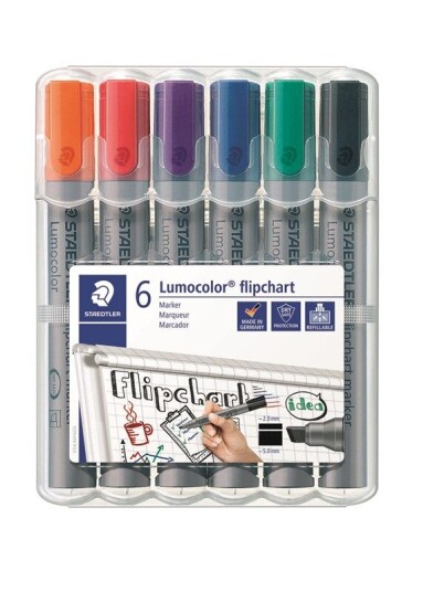 Staedtler Flipchart marker Lumocolor 6pcs.box Staedtler Flipchart marker Lumocolor 6pcs.box