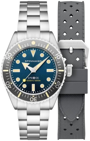 Spinnaker Herreklokke SP 5097 BB Spence Blå/Stål Ø40 mm