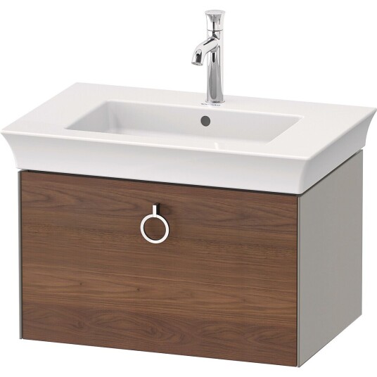 Duravit White Tulip Servantskap 1 skuff 68,4x45,8x41 cm Valnøtt/Stengrå Matt